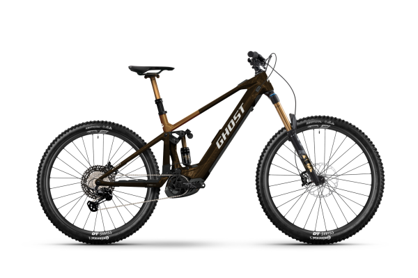 GHOST E-RIOT CF LTD ud carbon-dirt brown/dirt brown gl&auml;nzend L