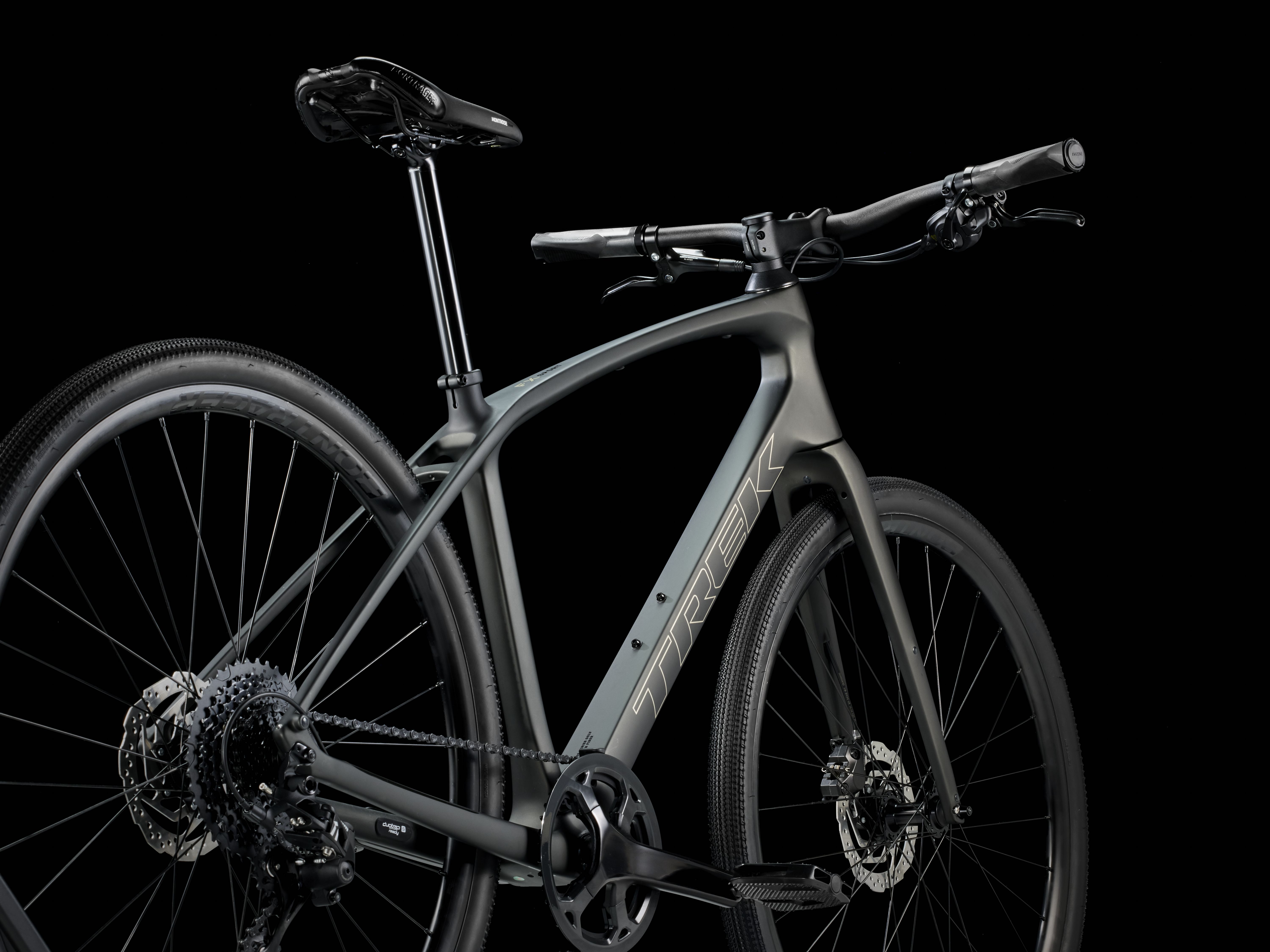 Trek FX Sport SL 5 S Matte Black Olive/Deep Smoke Produktbild 1