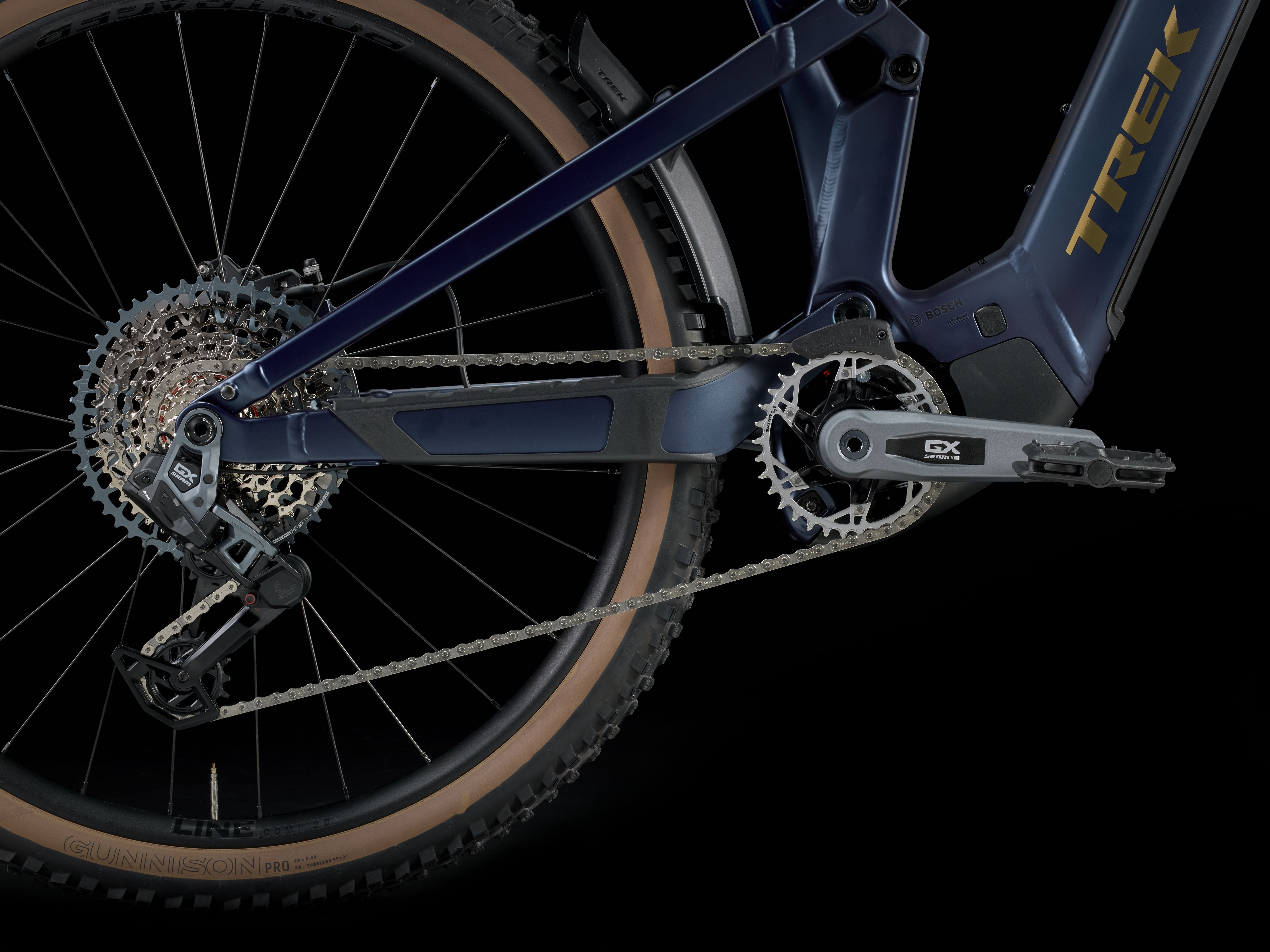 Trek Powerfly FS+ 8 EU M 29 Matte/Gloss Mulsanne Blue Produktbild 5